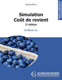 Suzanne Morin - Simulation en coût de revient Jo Bleue inc. (2e étidiont)